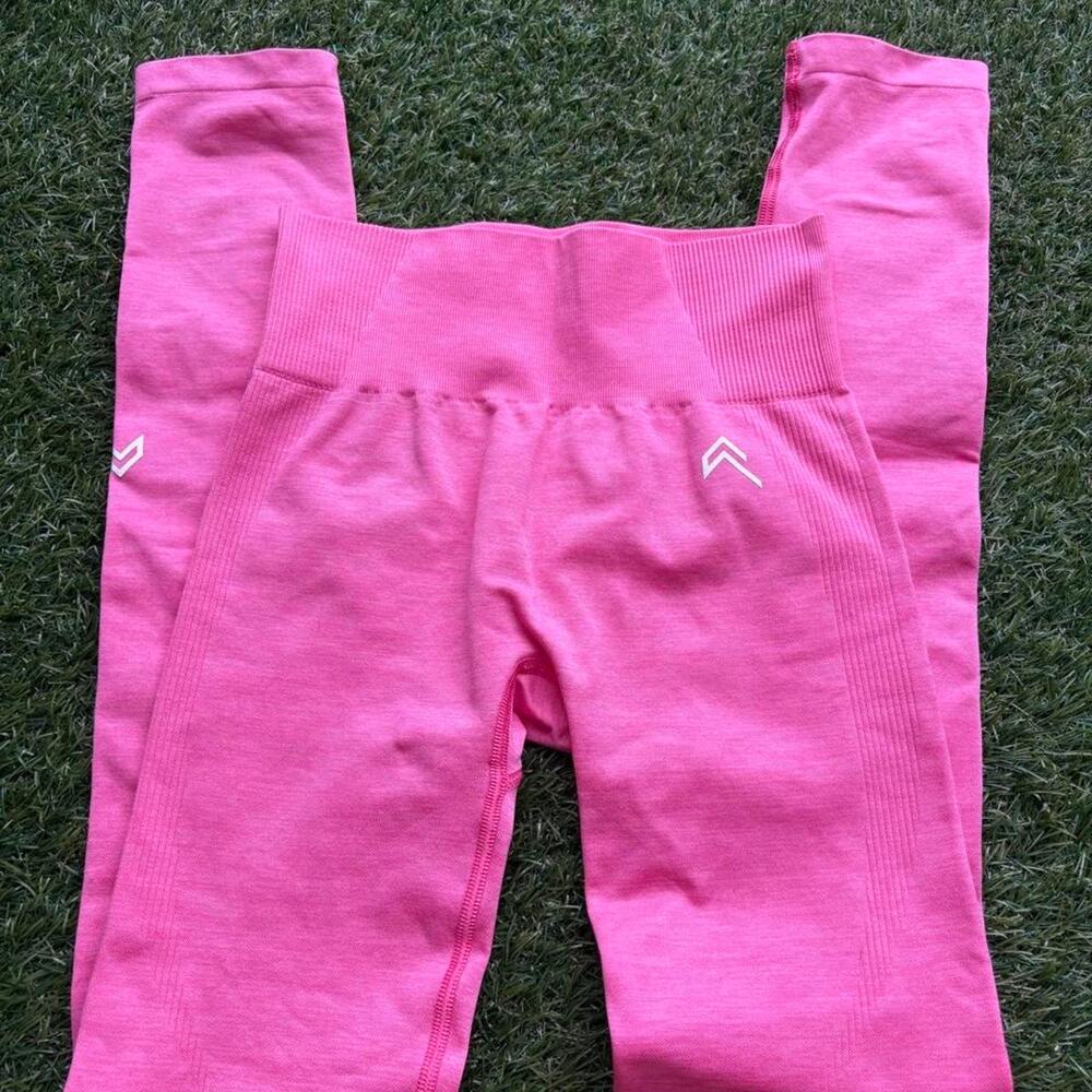 Oner Active Pink leggings with white logo